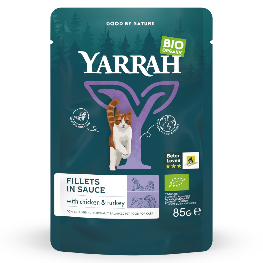 14 x 85 g Yarrah Bio Filets in Soße zum Sonderpreis! - mit Bio-Truthahn 14 x 85 g Yarrah Bio Filets in Soße zum Sonderpreis! - mit Bio-Truthahn von Yarrah