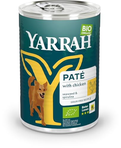 Yarrah Bio Hund Dose Pastete getreidefrei Huhn 18 x 400 gr von Yarrah