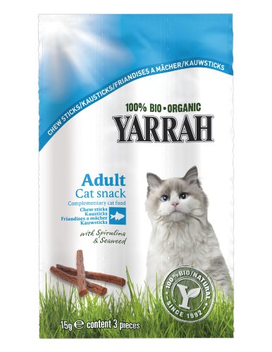 Yarrah Organic Cat Chew Sticks 15g (Case of 25) von Yarrah