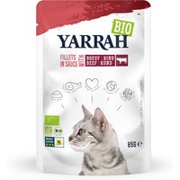 Sparpaket Yarrah Bio Filets in Soße 28 x 85 g - mit Bio-Rind von Yarrah
