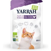 Sparpaket Yarrah Bio Filets in Soße 28 x 85 g - mit Bio-Truthahn von Yarrah