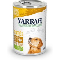 Sparpaket Yarrah Bio 12 x 400/405 g - Bio Huhn mit Bio-Meeresalgen & Bio Spirulina (Paté 400 g) von Yarrah