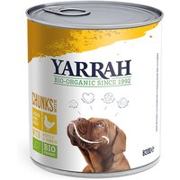 Sparpaket Yarrah Bio Huhn 12 x 820 g - Bio-Huhn mit Bio-Brennessel & Bio-Tomate in Soße von Yarrah