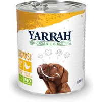 Sparpaket Yarrah Bio Huhn 12 x 820 g - Mix (2 Sorten gemischt) von Yarrah