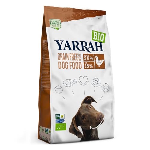 Yarrah Grain Free Dog Food Trockenfutter, Huhn, 2kg von Yarrah