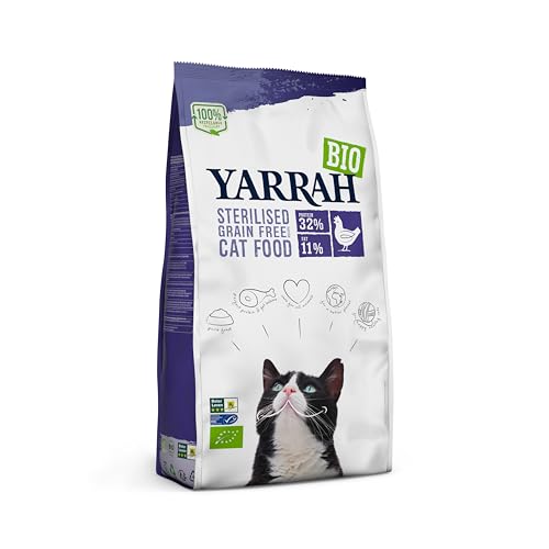 YARRAH Sterilised Grain Free Cat Food, Trockenfutter, 6kg (1) von YARRAH