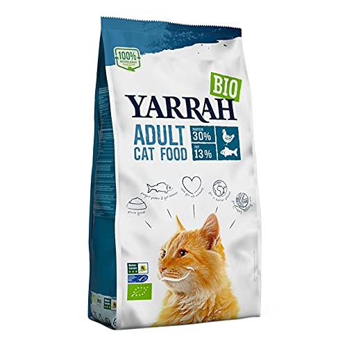Yarrah Bio Katzenfutter, trocken, 800 g von Yarrah