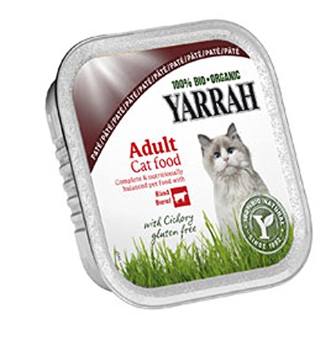 Yarrah 16er-VE Wellness-Paté Rind Zichorie 100g Katzenfutter von Yarrah