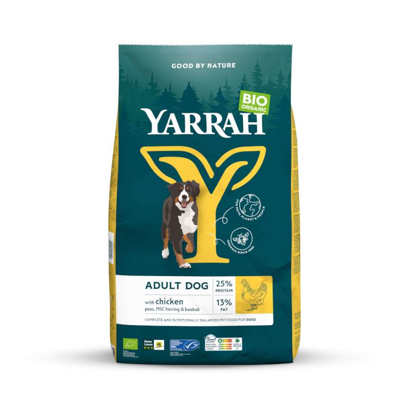 Yarrah Bio Adult mit Bio Huhn - 10 kg von Yarrah