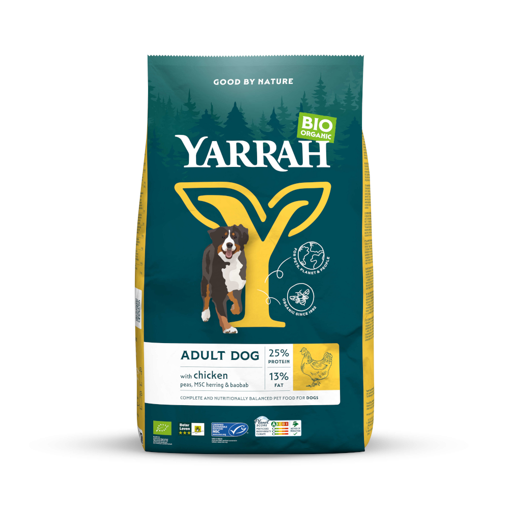 Yarrah Bio Adult mit Bio Huhn - 15 kg von Yarrah