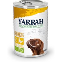 Yarrah Bio Huhn 6 x 400/405 g - Bio Huhn mit Bio Brennessel & Bio Tomate (Soße 405 g) von Yarrah