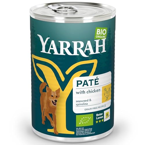 Yarrah Bio Hund Dose Pastete getreidefrei Huhn (6 x 400 gr) von Yarrah