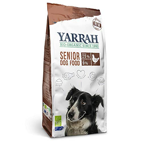 YARRAH Bio Hundefutter Fisch und Huhn für Senior Hunde, 1er Pack (1 x 10 kg) von Yarrah