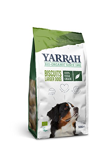YARRAH Bio Hundesnack Vegetarische Kekse, 500 g, 2er Pack (2 x 500 g) von Yarrah