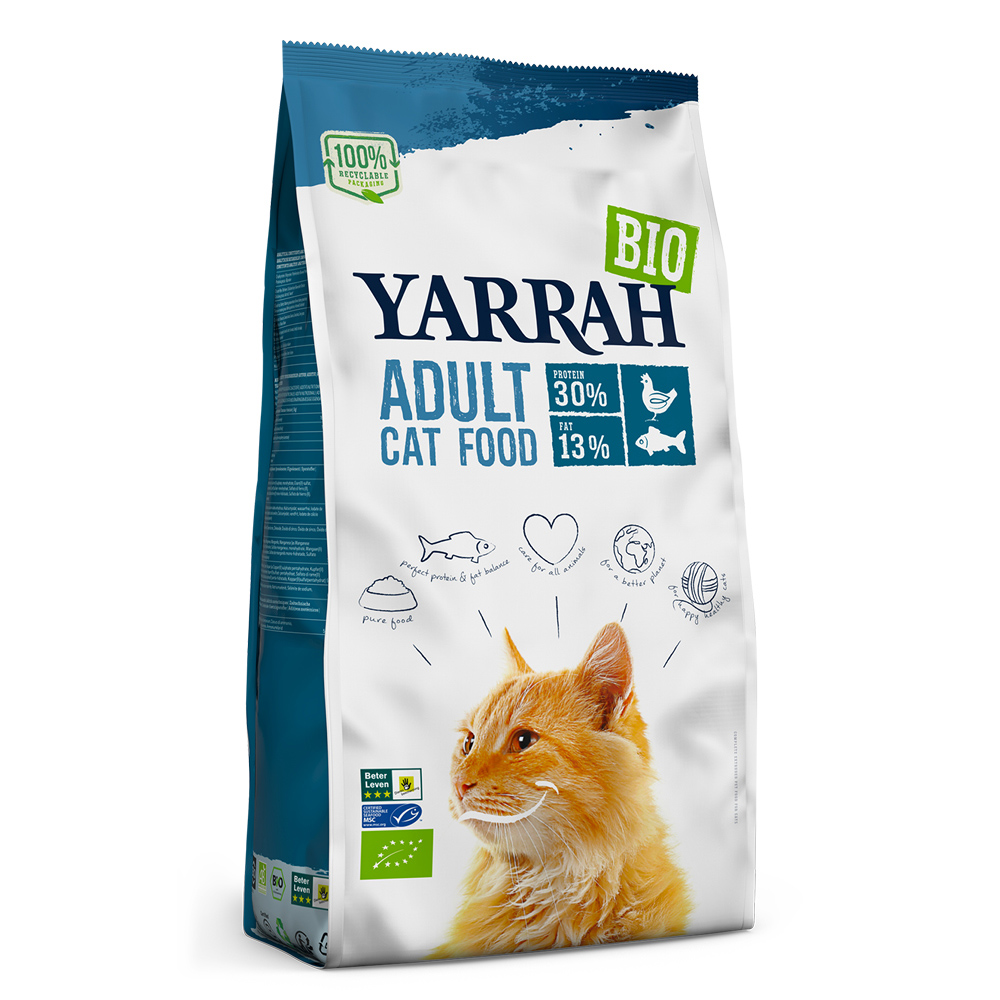 Yarrah Bio Katzenfutter mit Fisch - 10 kg von Yarrah