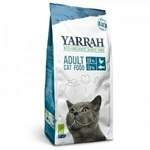 YARRAH Bio Katzentrockenfutter mit MSC Hering, 1er Pack (1 x 2.4 kg) von YARRAH