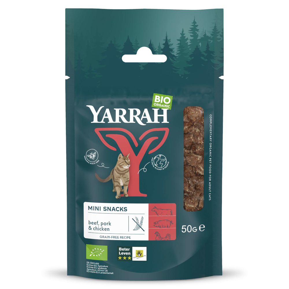 Yarrah Bio Mini Snack für Katzen - 50 g von Yarrah