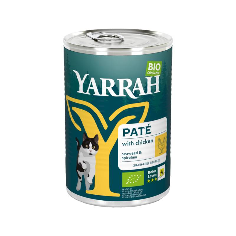 Yarrah Bio Paté Katzenfutter - Dosen - Huhn - 12 x 400 g Yarrah Bio Paté Katzenfutter - Dosen - Huhn - 12 x 400 g von Yarrah