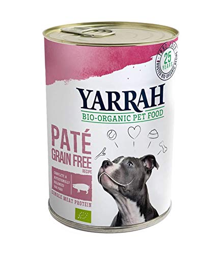 Yarrah - Bio Paté für Hunde mit Schwein - 12 x 400 g von Yarrah