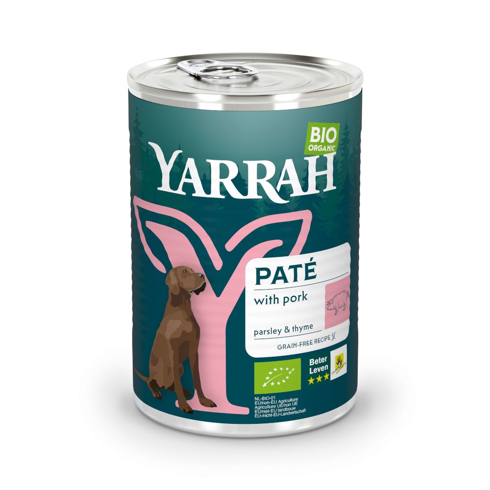 Yarrah Bio Paté mit Bio Schwein - Sparpaket: 6 x 400 g Yarrah Bio Paté mit Bio Schwein - Sparpaket: 6 x 400 g von Yarrah