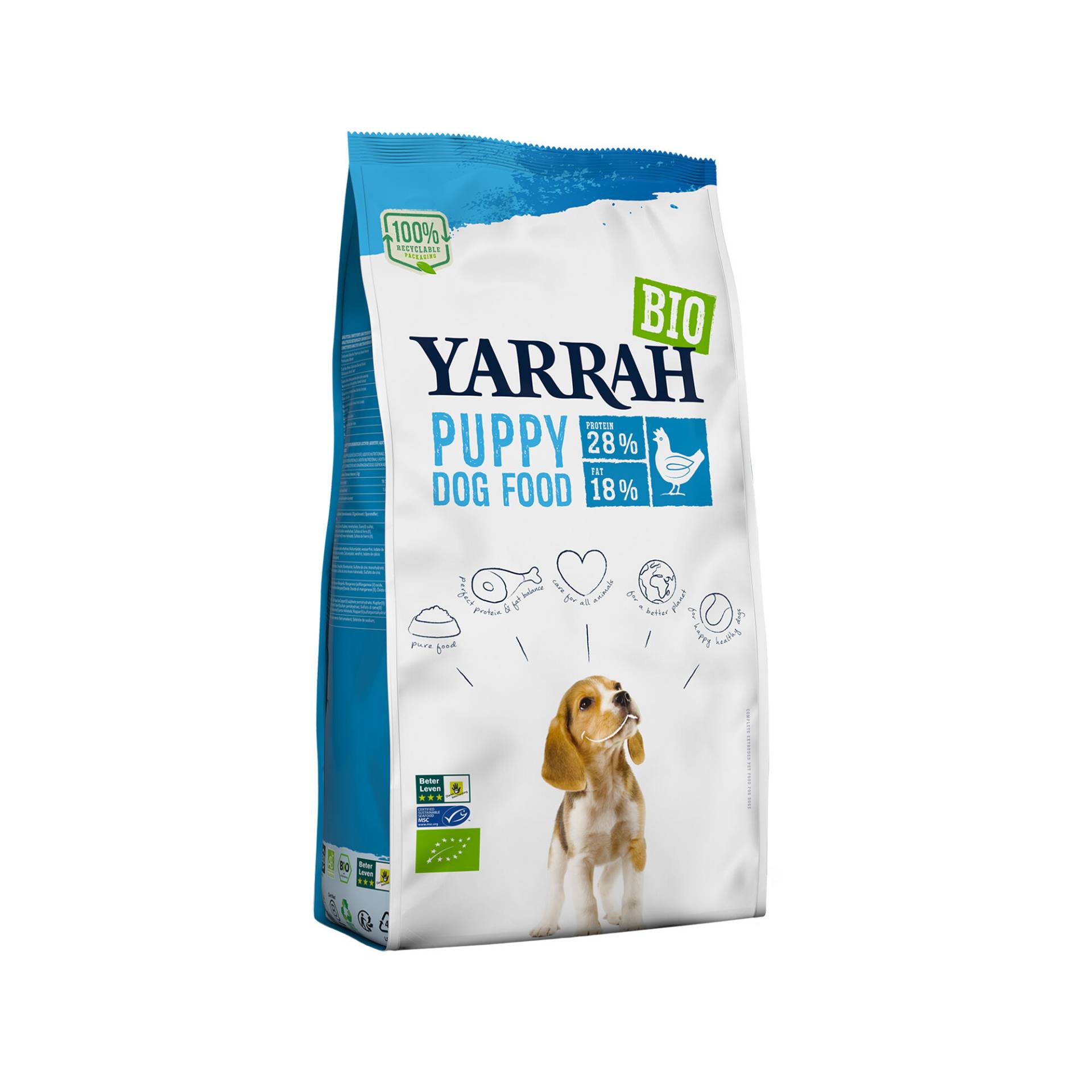 Yarrah Bio Puppy Hundefutter - Huhn - 2 kg von Yarrah