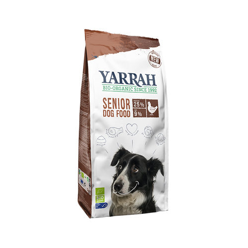 Yarrah Bio Senior Hundefutter - Huhn, Fisch und Kräutern - 10 kg von Yarrah