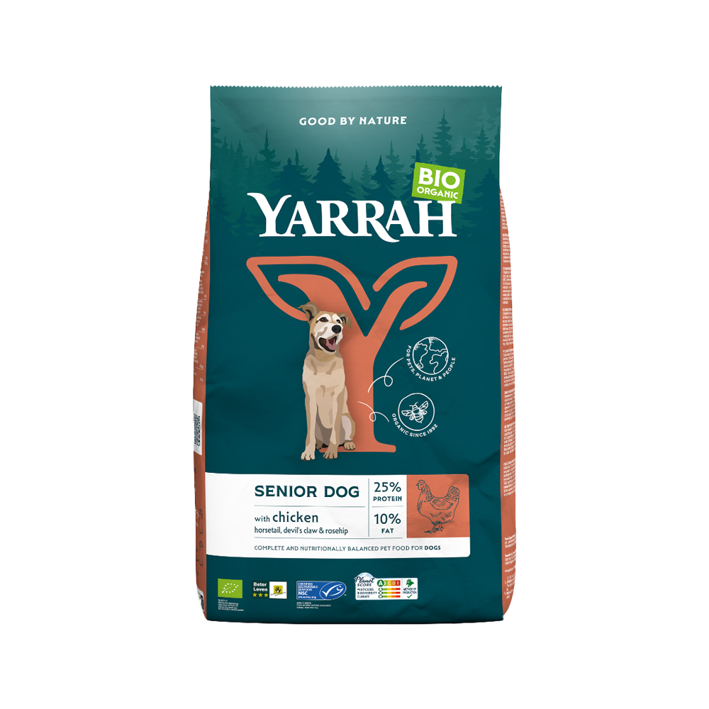 Yarrah Bio Senior Hundefutter - Huhn, Fisch und Kräutern - 2 kg von Yarrah