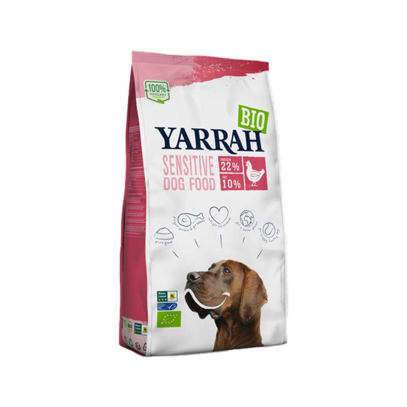 Yarrah Bio Sensitive Hundefutter - Huhn und Reis - 2 kg von Yarrah