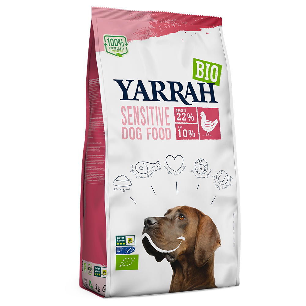 Yarrah Bio Sensitive mit Bio Huhn & Bio Reis - 2 kg von Yarrah