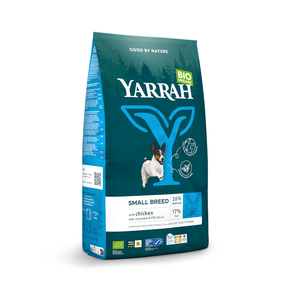 Yarrah Bio Small Breed mit Bio Huhn - 2 kg von Yarrah