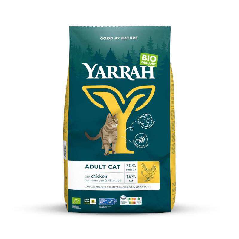 Yarrah Bio mit Bio Huhn - Sparpaket: 2 x 2,4 kg von Yarrah