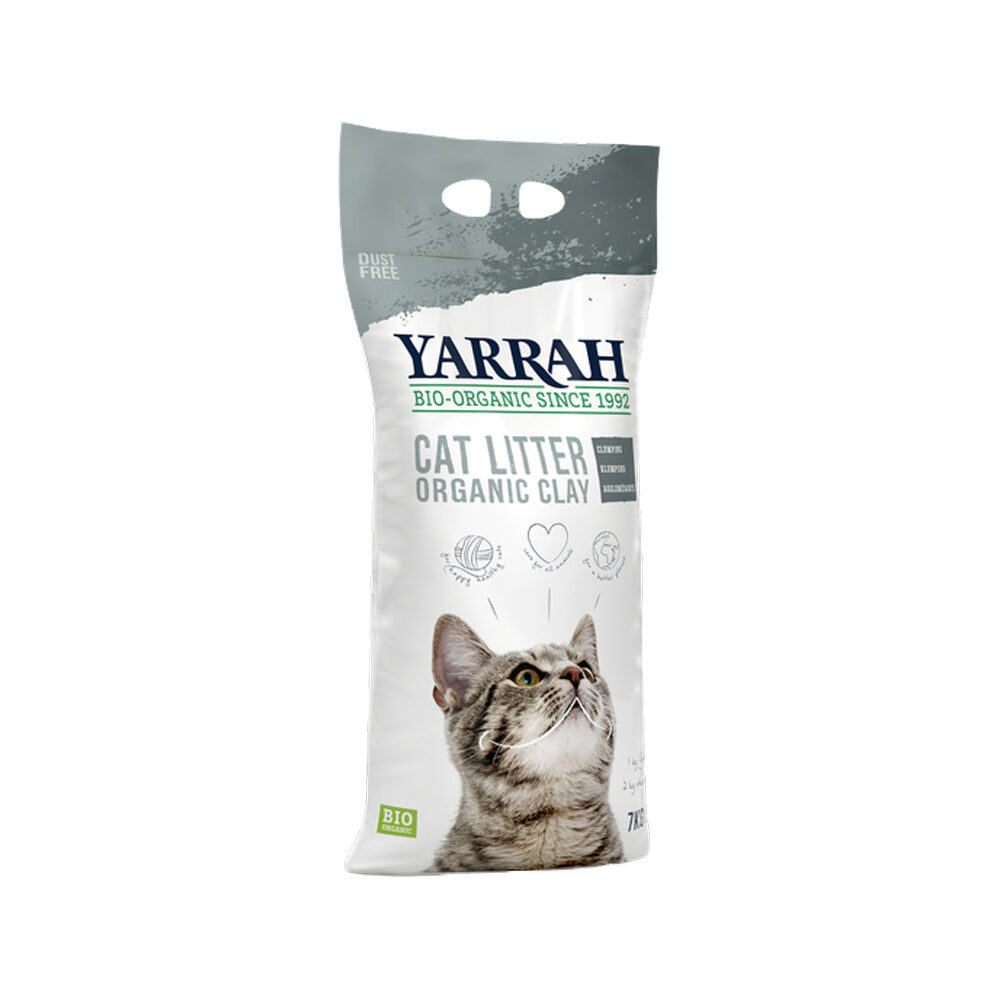 Yarrah-Certified Organic Clumping Clay Cat Litter - 2 x 7 kg von Yarrah