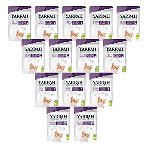 Yarrah - Katzenfutter Pouchbag Filets mit Truthahn in Soße Bio - 85 g - 14er Pack von Yarrah