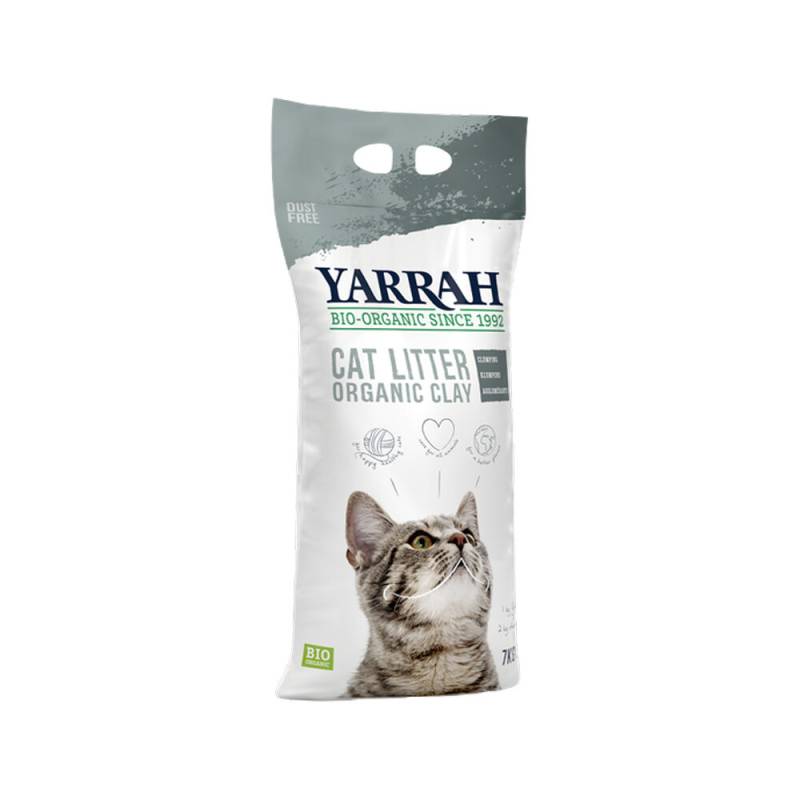 Yarrah Klump Katzenstreu aus Biolehm von Yarrah