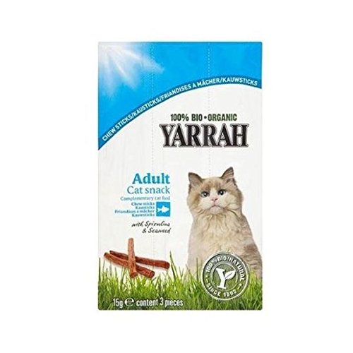 Yarrah Org Cat Kaustäbchen, 15 g, 5 Stück von Yarrah
