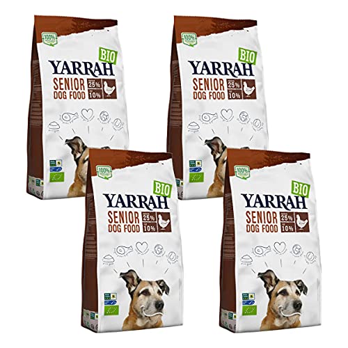 Yarrah - Trockenfutter mit Huhn für Senior Hunde Bio - 2 kg - 4er Pack Yarrah - Trockenfutter mit Huhn für Senior Hunde Bio - 2 kg - 4er Pack von Yarrah