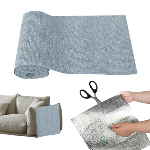Kratzmatte Katze Selbstklebend,Kratzschutz Sofa Katze,Kratzbrett Kratzteppich Wand,Trimmbare Katzenkratzmatte,Katzenkratzbretter,DIY Kratzbrett Katze für Katze Bäume Wand Möbel und Couch Schutz von Yarteim