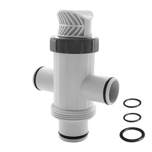 Yarteim Sandfilteranlage Schlauchverbinder für 11872, Pool Plunger Ventil Plus für Oberirdischer Pool, Absperrventil Schlauchverbinder für Schwimmbad Pumpensystem, Zubehör für Pool Schlauch von Yarteim