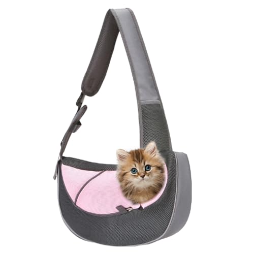 Haustiertragetasche für kleine Hunde - Umhängetasche Hundetragetasche Katzentragetasche | Weiche und atmungsaktive Haustiertrage für Welpen, kleine Hunde und Kleintiere Yatlouba von Yatlouba