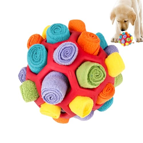 Yatlouba Schnüffelball für Hunde | Anreicherungsspielzeug für Hunde | buntes bissfestes Haustier-Schnüffelspielzeug | interaktives Hundespielzeug mit Leckerli-Puzzle-Spielzeug für kleine und Yatlouba Schnüffelball für Hunde | Anreicherungsspielzeug für Hunde | buntes bissfestes Haustier-Schnüffelspielzeug | interaktives Hundespielzeug mit Leckerli-Puzzle-Spielzeug für kleine und von Yatlouba