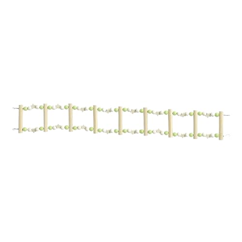 1/2 x langlebige Vogelschaukeln, Papageien-Holzsitz-Schaukelspielzeug, leuchtende Farben, Papageienspielzeug, Trapezschaukel, Kletterstange 1/2 x langlebige Vogelschaukeln, Papageien-Holzsitz-Schaukelspielzeug, leuchtende Farben, Papageienspielzeug, Trapezschaukel, Kletterstange von Yawdil