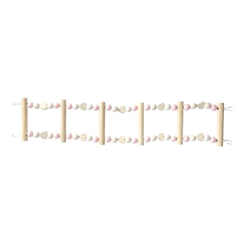 1/2 x langlebige Vogelschaukeln, Papageien-Holzsitz-Schaukelspielzeug, leuchtende Farben, Papageienspielzeug, Trapezschaukel, Kletterstange 1/2 x langlebige Vogelschaukeln, Papageien-Holzsitz-Schaukelspielzeug, leuchtende Farben, Papageienspielzeug, Trapezschaukel, Kletterstange von Yawdil