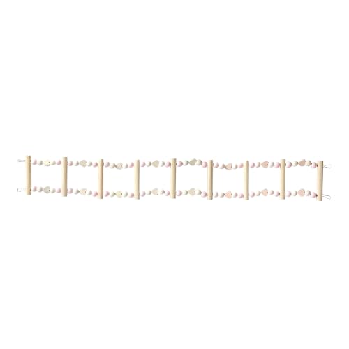 1/2 x langlebige Vogelschaukeln, Papageien-Holzsitz-Schaukelspielzeug, leuchtende Farben, Papageienspielzeug, Trapezschaukel, Kletterstange 1/2 x langlebige Vogelschaukeln, Papageien-Holzsitz-Schaukelspielzeug, leuchtende Farben, Papageienspielzeug, Trapezschaukel, Kletterstange von Yawdil