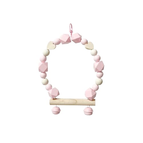 1/2 x langlebige Vogelschaukeln, Papageien-Holzsitz-Schaukelspielzeug, leuchtende Farben, Papageienspielzeug, Trapezschaukel, Kletterstange 1/2 x langlebige Vogelschaukeln, Papageien-Holzsitz-Schaukelspielzeug, leuchtende Farben, Papageienspielzeug, Trapezschaukel, Kletterstange von Yawdil
