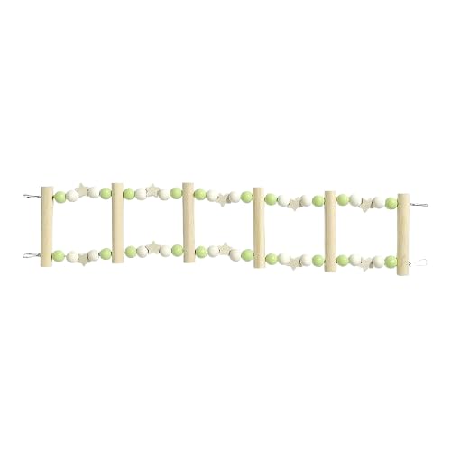 1/2 x langlebige Vogelschaukeln, Papageien-Holzsitz-Schaukelspielzeug, leuchtende Farben, Papageienspielzeug, Trapezschaukel, Kletterstange 1/2 x langlebige Vogelschaukeln, Papageien-Holzsitz-Schaukelspielzeug, leuchtende Farben, Papageienspielzeug, Trapezschaukel, Kletterstange von Yawdil