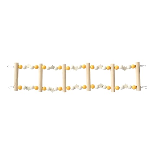 1/2 x langlebige Vogelschaukeln, Papageien-Holzsitz-Schaukelspielzeug, leuchtende Farben, Papageienspielzeug, Trapezschaukel, Kletterstange 1/2 x langlebige Vogelschaukeln, Papageien-Holzsitz-Schaukelspielzeug, leuchtende Farben, Papageienspielzeug, Trapezschaukel, Kletterstange von Yawdil