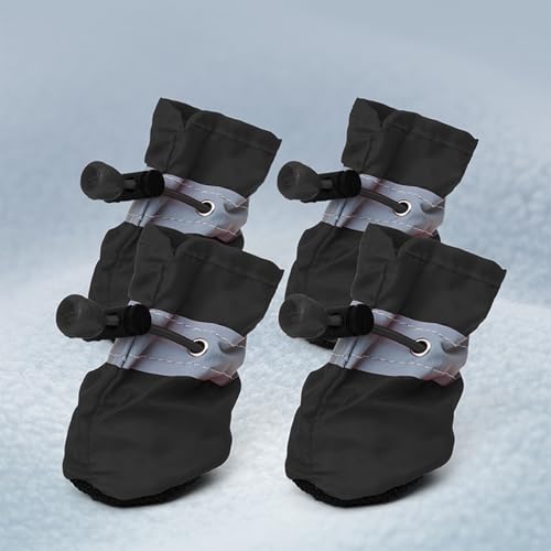 Neue 4 Stück wasserdichte Haustier Hundes chuhe Anti-Rutsch-Regen Schnee Stiefel Dick Warm Für Kleine Katzen Hunde Welpen Hundes ocken Booties von Yawdil