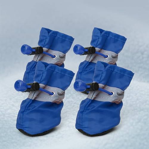 Neue 4 Stück wasserdichte Haustier Hundes chuhe Anti-Rutsch-Regen Schnee Stiefel Dick Warm Für Kleine Katzen Hunde Welpen Hundes ocken Booties von Yawdil