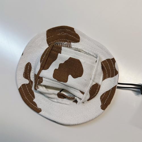 Yawdil Devon Cat Fisherman Hat Haarlose Katze Sonnenhut Sommer Sonnencreme Ohrlose Hund Cowboy Hut Haustier Kuh von Yawdil