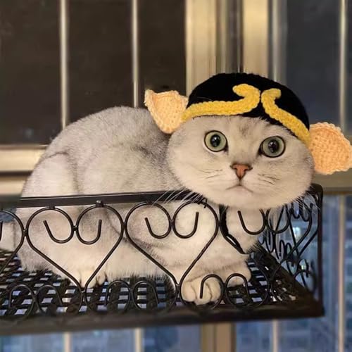 Yawdil Haustier Buddha Hut Katze Reise in den Westen Kopf Schwein Acht Ringe Tang Mönch Hund Kopfschmuck Lustige Halloween Dekorationen von Yawdil